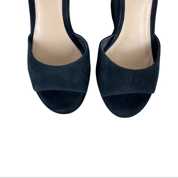 Vince Camuto Black Suede Platform Wedge Sandals NWB - Picture 11 of 13